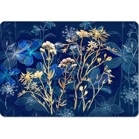 Tappetino da scrivania 50×70 cm, fantasia Midnight - feltro ecologico, stampa HD, protezione per il piano del tavolo, per ufficio e camera - Bertoni (1/5)