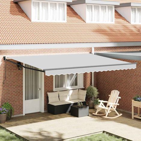 Awning Manual Anthracite 5 x 3 m Metal vidaXL (1/5)