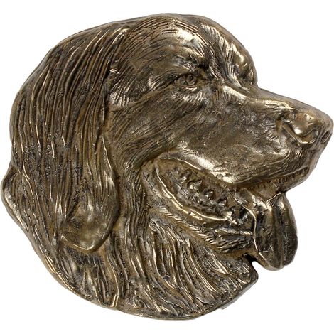 Hovawart: una placa conmemorativa con un perro, una nota de agradecimiento personalizada, un premio, un diploma con una dedicatoria de la marca Art-Dog. (1/3)