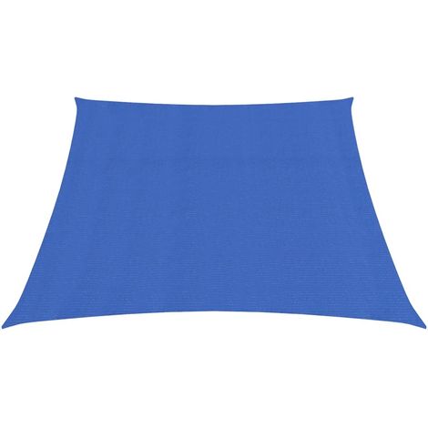 Voile de parasol, Voile d'ombrage, Toile Tendue Parasol protection contre la chaleur 160 g/m² Bleu 3/4x2 m PEHD TTF1872 (1/5)