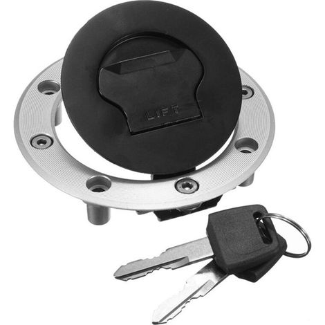 Cerradura para el tapón del depósito de combustible de las motocicletas SV650, GSXR 1000 (modelos 2003-2014), GSXR 600 y GSXR 750 (modelos 2004-2014).