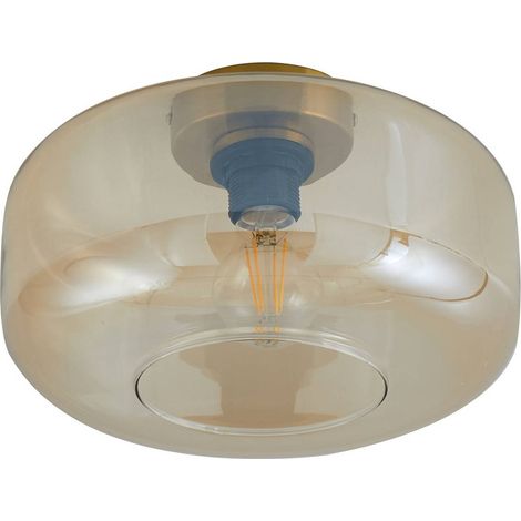 Deckenlampe "Hildur" aus Glas für Wohnzimmer & Esszimmer von Lindby (1/5)