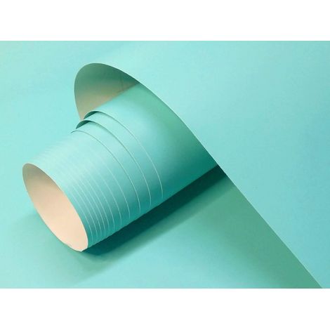 Vinilo Adhésif Mat Menthe de 60x300 cm pour Meubles, Cuisine, Murs, Fenêtres, Bricolage, Papier Adhésif Décoratif (MENTA, 60x300 cm) (1/5)