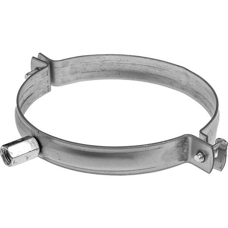 Collier de serrage de 100 mm – Support de tuyau galvanisé – Collier de montage de conduit de 10,2 cm – Supports de tube en PVC – Colliers de serrage en métal – Collier de fixation murale pour tube (1/5)