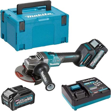 Meuleuse Ø 125 mm 40 V max Li-Ion 4 Ah MAKITA - GA005GM201 (1/5)