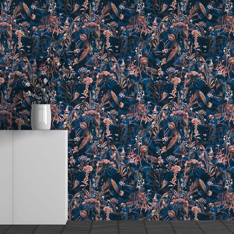 Papier peint panoramique - Motif Fleurs - 130 cm x 81 cm (1/3)