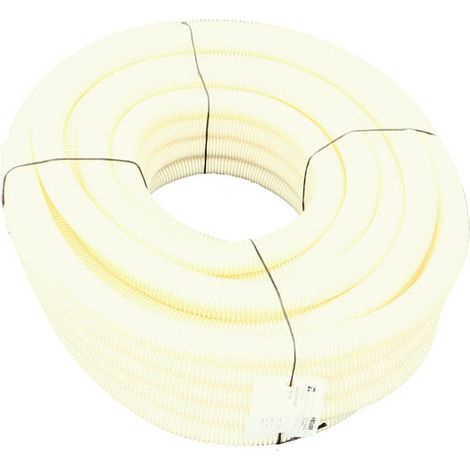 Gaine de protection sanitaire Ø intérieur 29mm – Couronne de 25 mètres – Conduit annelé isolant flexible pour canalisations cuivre