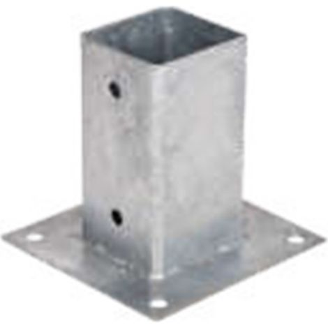 Anclaje de acero galvanizado - Cuadrado - 14 x 14 / 20 / 20 x 20 cm.