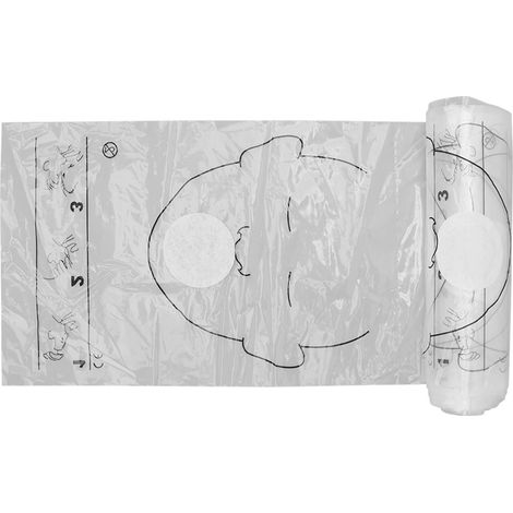 Lot de 1 écran facial de protection CPR jetable, barrière de réanimation d'urgence, masque de secours stérile à usage unique (1/5)