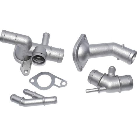 Aluminium Engine Cooling Coolant Flange Hose Kit For VW Golf Jetta Audi A3 TT (1/5)