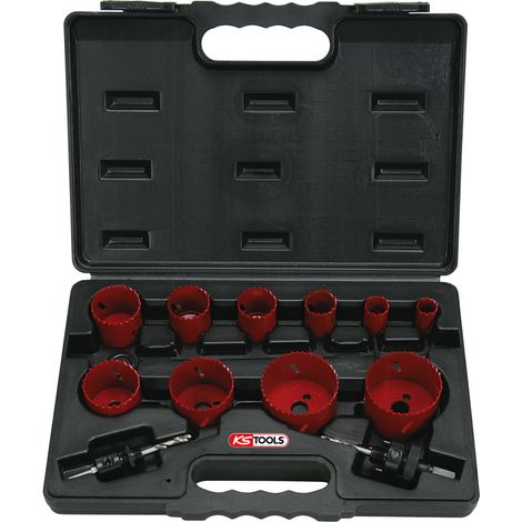 Set seghe a tazza KS TOOLS TOOLS - 12 pz. 129.5545