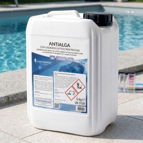 Antialga con ossigeno attivo per piscina da 5 kg San Marco
