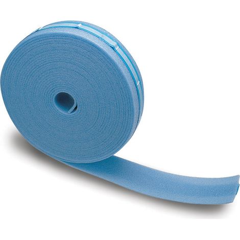 Bande isolation periphérique 8mm avec adhésif - 50 m x 15 cm - Blansol