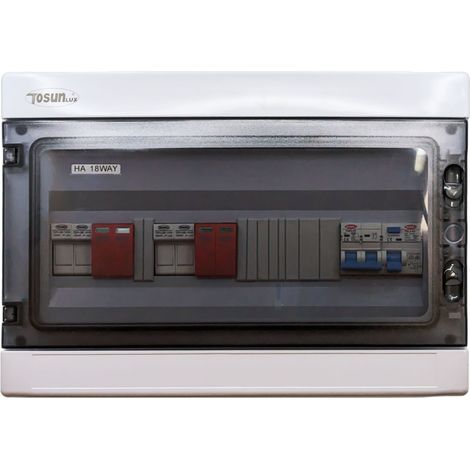 Cuadro Fotovoltaico Protección DC/AC, 2 String, 25A, Sobretensiones, IGA