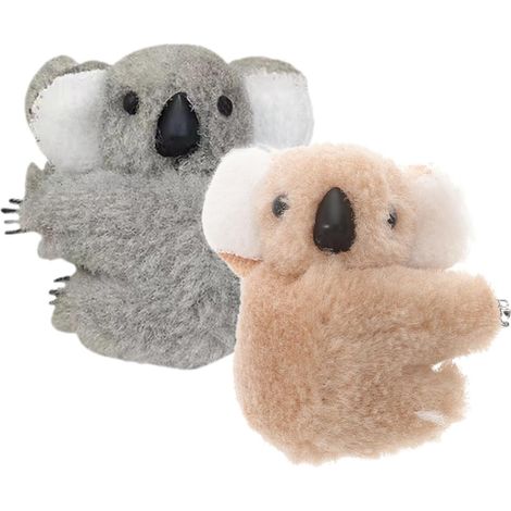 2pièces Lot de Pinces à Cheveux Koala Petites et Délicates pour Femmes et Filles Accessoires Coiffure Confortables et Stables pour Fêtes et Usage Quotidien (1/5)
