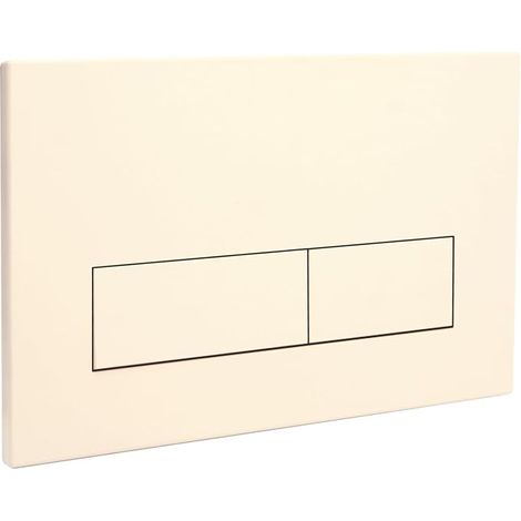 Plaque de déclenchement avec jeu de levier de chasse et cadre de montage, pièces de rechange compatible avec Sigma 01,20,30 & UP320 & 300,115770115 double chasse (Blanc crème) (1/5)