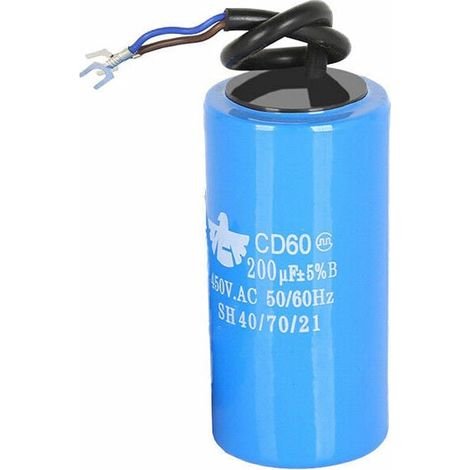 Condensateur De Démarrage - Film De Polypropylène Métallisé - Pour Moteurs Monophasés 50 Hz 60 Hz - Climatisation Compresseur - 1 Pièce (1/5)