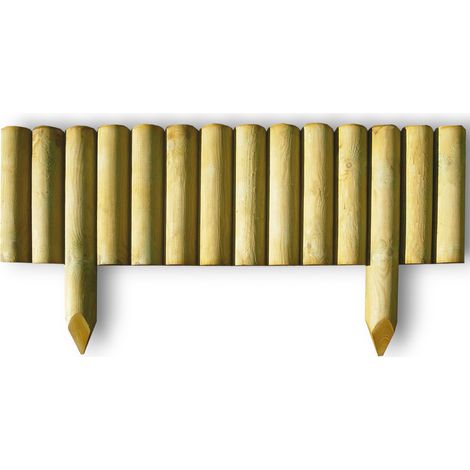 LASA Valla de madera de pino impregnada Vampire 100x50 cm