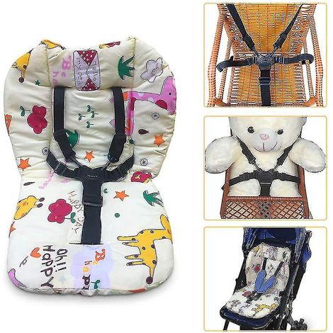 Coussin et bretelles pour chaise haute, coussin pour chaise haute, chaise haute rembourrée pour bébé (1/5)