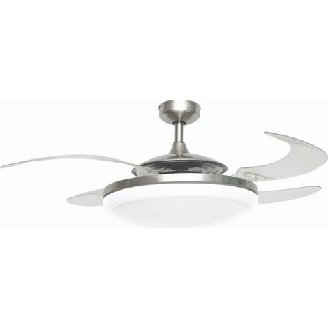 Retractable Ceiling Fan Fanaway Evo2 Endure Brushed Chrome (1/5)