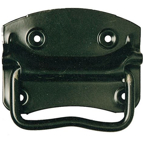 Blister maniglia americana 110 mm. nero 2 pezzi (1/2)