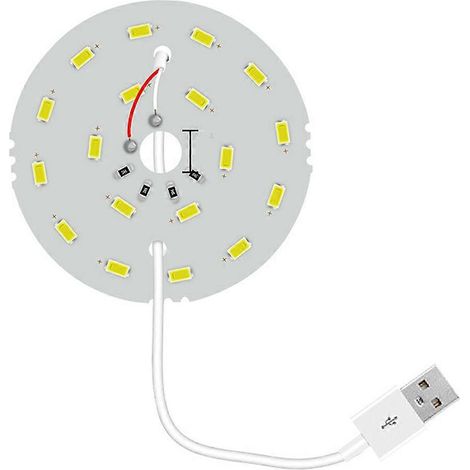 Tableau lumineux LED USB à lumière blanche froide pour la lecture nocturne et le camping - Sans interrupteur (1/4)