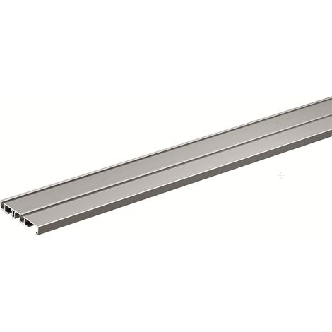 Hettich MB-Laufprof. f. Falttürsysteme, L 4000mm, SlideLine M, 9236576, silb., eloxiert (1/2)