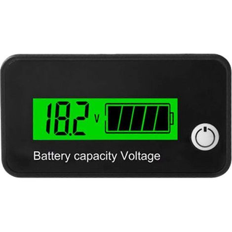 Voltmètre-ampèremètre numérique avec alerte de batterie faible, idéal pour l'analyse électronique approfondie (réf. 6136B). (1/5)