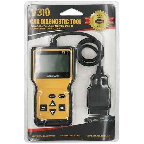 OBD2 Scanner Auto Diagnostic,Diagnostic Auto,Tenu dans la Main de Voiture OBD2 Lecteur et Suppression de Codes d’erreurs Outils de Diagnostic pour Système Moteur Voiture OBDII (1/4)