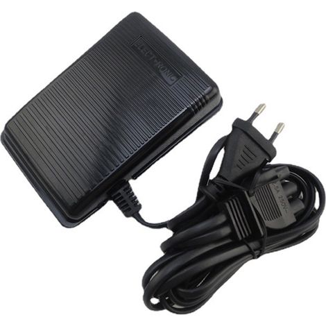 Pédale de Contrôle - Pour Machine à Coudre - Prise Euro 220 V - 1 A - 50 Hz - Compatible avec Modèles Butterfly Juki - 1 Pièce