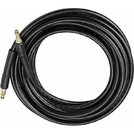 YMYNY Tuyau de rechange pour nettoyeur haute pression Kärcher série K, 10 m, pour nettoyeurs domestiques Kärcher K2, K3, K4, K5, K7, connecteur rapide à clic, rallonge pour tuyau d'eau propre (1/4)