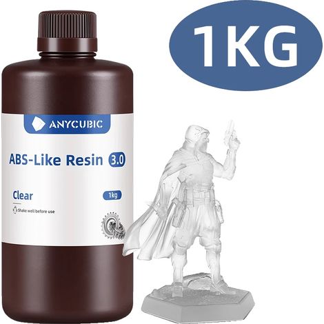 ABS-ähnliches Harz, hohe Elastizität, minimaler Geruch, Klar (1/2)