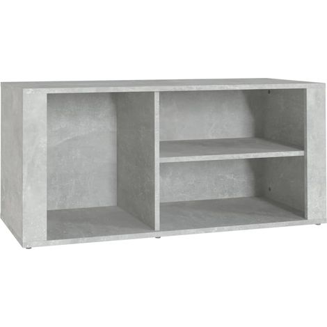 Scarpiera Mobile per scarpe Grigio Cemento 100x35x45 cm in Legno Multistrato (1/5)