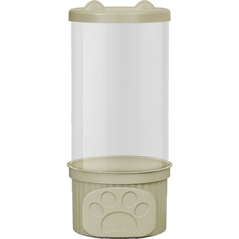 Boîte de rangement pour jouets, cylindre transparent en PET, avec couvercle en PP, idéale pour ranger les peluches et organiser la maison (vert). (1/5)
