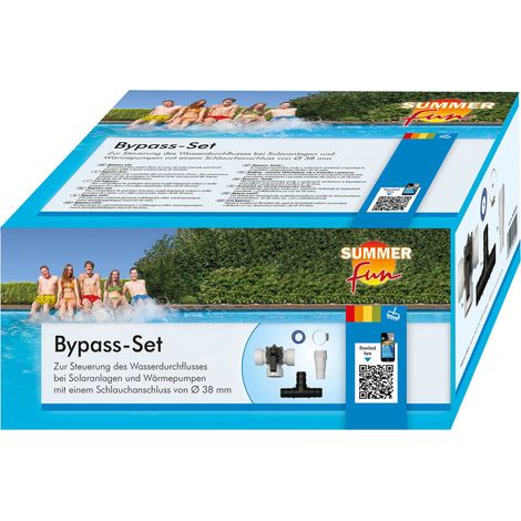 Bypass-Set für Solarmatten oder Wärmepumpen (1/2)