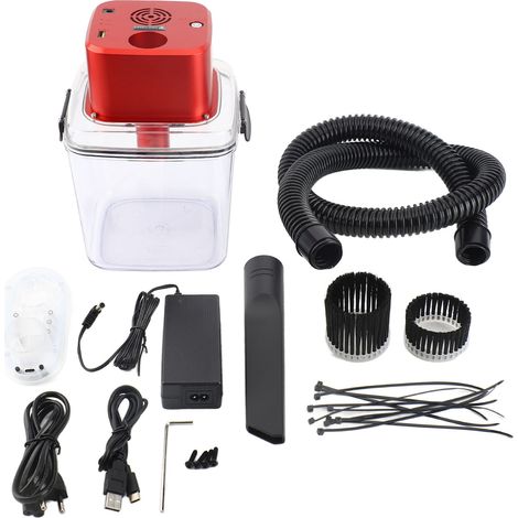Kit d'aspirateur CNC pour fraiseuse-graveuse TTC450/TTC450 PRO, moteur sans balais de 775 et 500 W, boîte de vitesses manuelle/automatique, sac à poussière de 2,8 L (1/5)