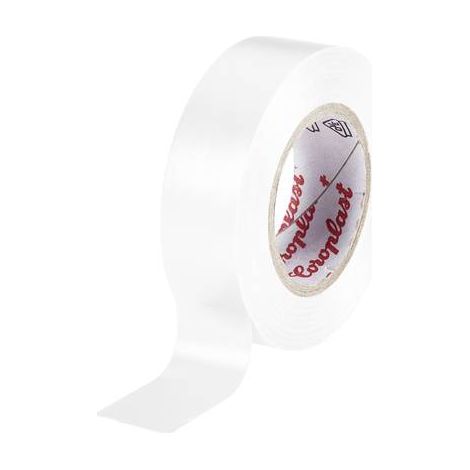 Ruban isolant Coroplast 302-10-19WH blanc (L x l) 10 m x 19 mm acrylique 1 pc(s) S10442