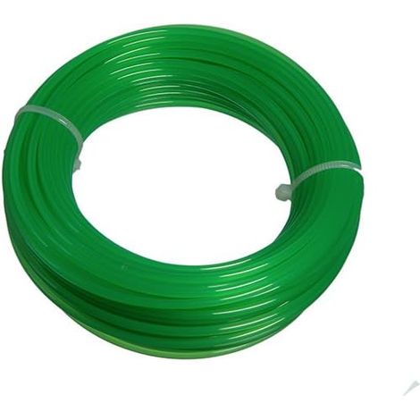 Fil en nylon pour débroussailleuse essence et électrique 2 mm x 15 m (1/2)