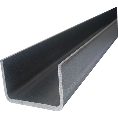 Perfil de acero en U z/g 40x40x3, longitud 1000 mm (100 cm) (1/5)