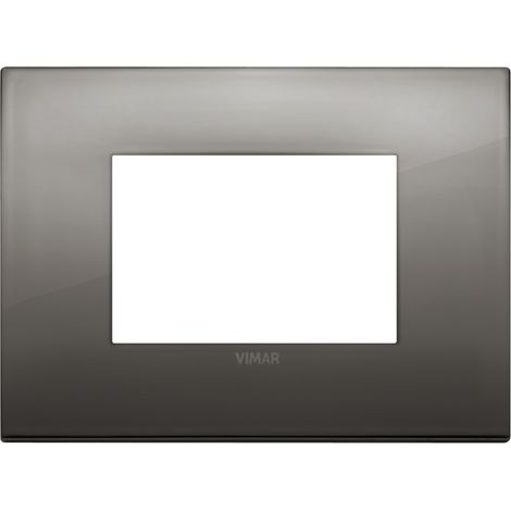 Placca Classic 3M cromo nero Vimar Arkè 19653.09