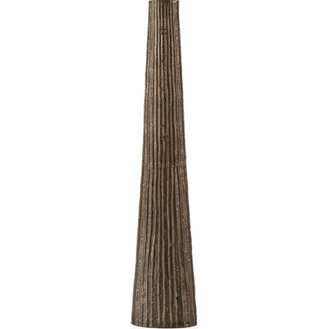 Vase décoratif en aluminium doré antique TIKAL – H 122cm (1/3)