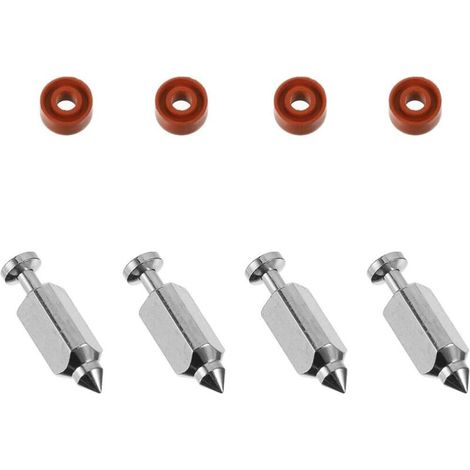 Briggs Stratton 398188 Kit de siège d'aiguille de valve de carburateur, valve à aiguille flottante pour moteur de tondeuse à gazon (1/5)