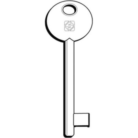 SILCA 6P2D CHIAVE PATENT PARI OTTONATA Q.TA 5