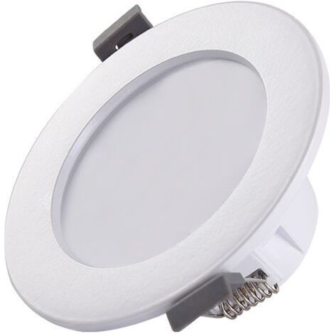 4er-Set LED-Einbauspots 5W 8cm 3000K für Wohnmobil, Boot, Van, Küche, Badezimmer, Schrank warmweiß (1/4)