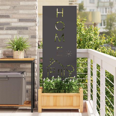 Pantalla de Privacidad para Jardín Calado Negro 50 x 140 cm (1/5)