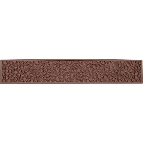 Sonew Premium PVC- und Silikon-Kaffeebarmatte: Rutschfest, rechteckig, hitzebeständig, mit Abflussfunktion für Café- und Heimarbeitsplatten (1/5)