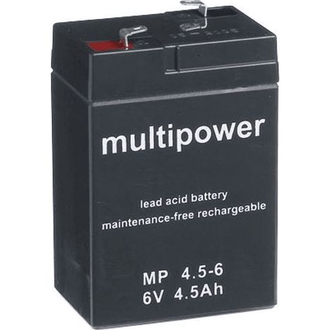 ACCU AU PLOMB PB MULTIPOWER 70X47X101MM. POUR PETIT ELECTROMENAGER TORNADO - 8040389