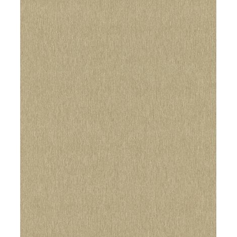 Rasch Vliestapete Uni Sky Lounge gold 10,05 x 0,53 m Wandtapete