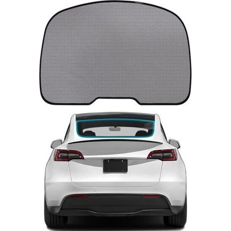 JSSEVN - Rear Car Sunshade for Tesla Model Y, Sun Protection, Anti-UV, Child-Friendly, Foldable (1/5)