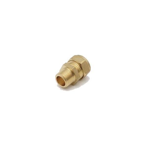 Prima Classic Brass Compression Adaptor 15mm x 3/8 Mi (1/2)